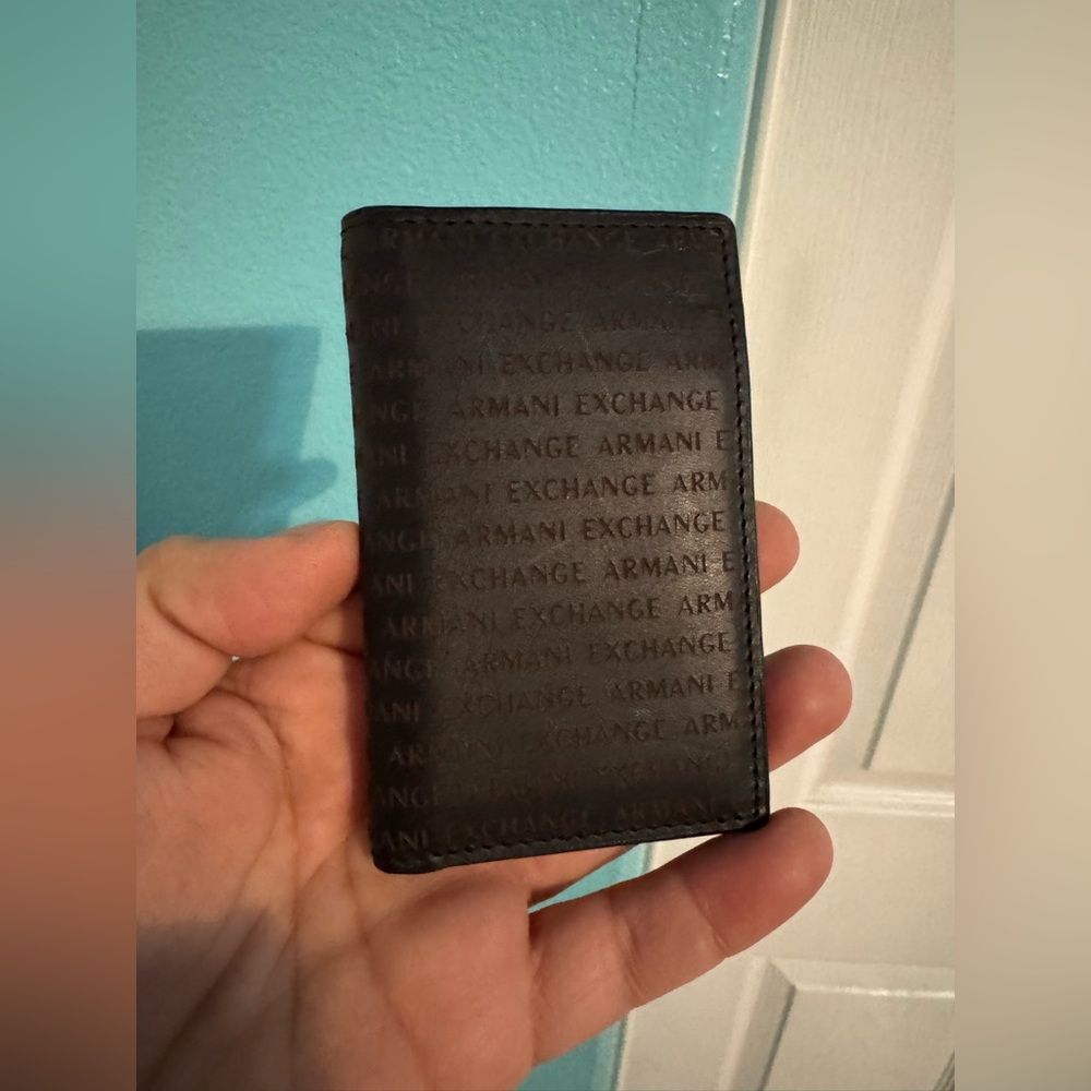 Armani Exchange card wallet